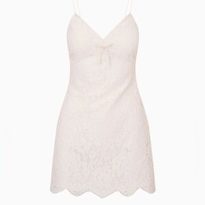 LoveShackFancy Petaline Lace Mini Dress